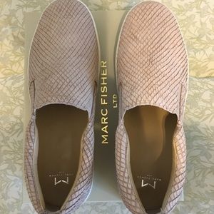 Marc Fisher LTD never been worn leather sneakers.